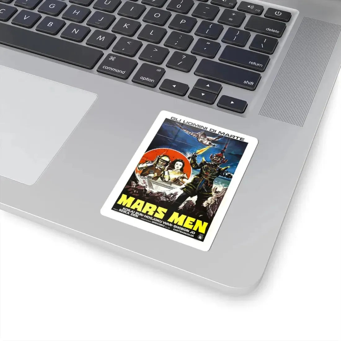 MARS MEN (JAPANESE) 1976 Movie Poster - STICKER Vinyl Kiss-Cut Decal - The Sticker Space