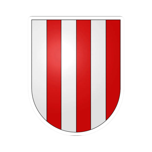 Marsens-coat of arms (Switzerland) (Coat of Arms) STICKER Vinyl Kiss-Cut Decal 2 Inch White - The Sticker Space