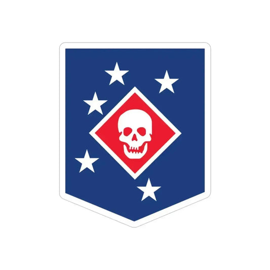 MARSOC (USMC) REVERSE PRINT Transparent Die-Cut STICKER 6 Inch Die-Cut Transparent - The Sticker Space