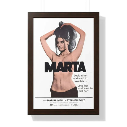 MARTA 1971 - Framed Movie Poster - The Sticker Space