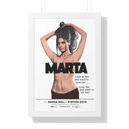 MARTA 1971 - Framed Movie Poster - The Sticker Space