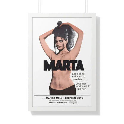 MARTA 1971 - Framed Movie Poster - The Sticker Space