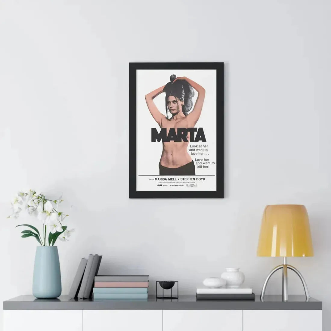 MARTA 1971 - Framed Movie Poster - The Sticker Space