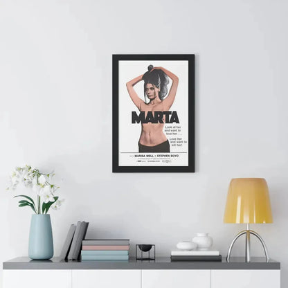 MARTA 1971 - Framed Movie Poster - The Sticker Space