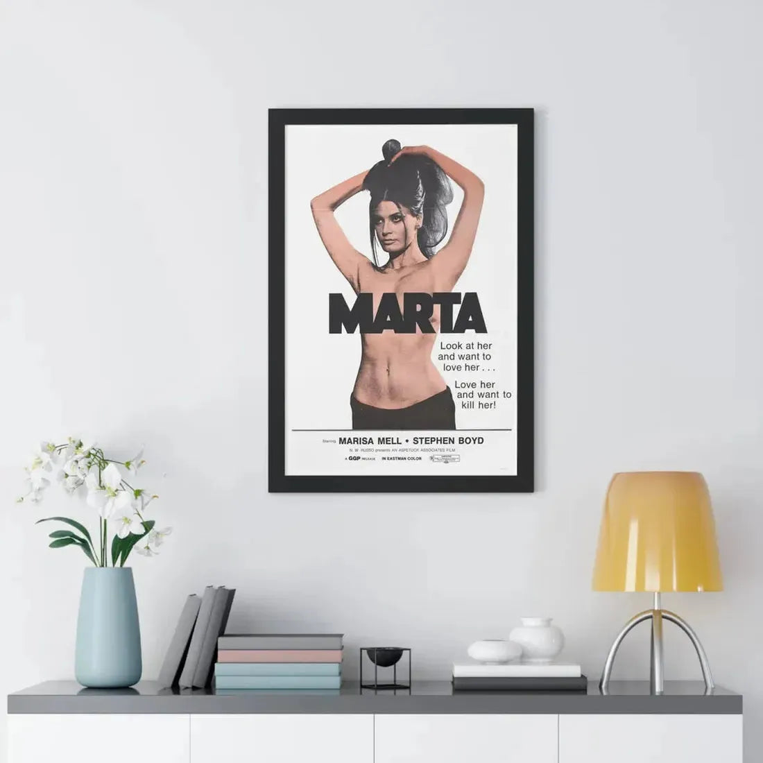 MARTA 1971 - Framed Movie Poster - The Sticker Space