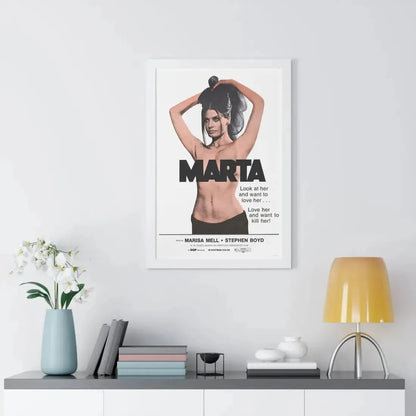 MARTA 1971 - Framed Movie Poster - The Sticker Space