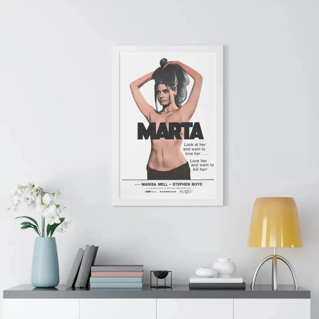 MARTA 1971 - Framed Movie Poster - The Sticker Space