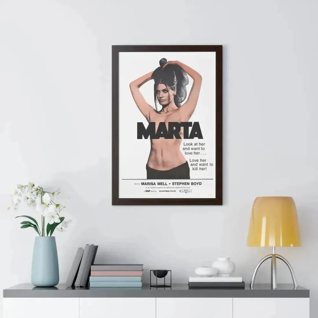 MARTA 1971 - Framed Movie Poster - The Sticker Space