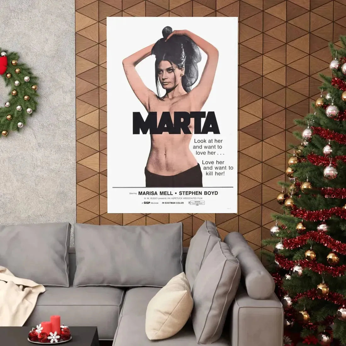 MARTA 1971 - Paper Movie Poster - The Sticker Space