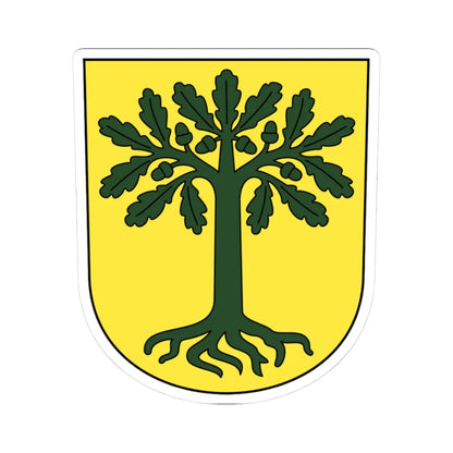 Marthalen-blazon (Switzerland) (Coat of Arms) STICKER Vinyl Kiss-Cut Decal 3 Inch White - The Sticker Space