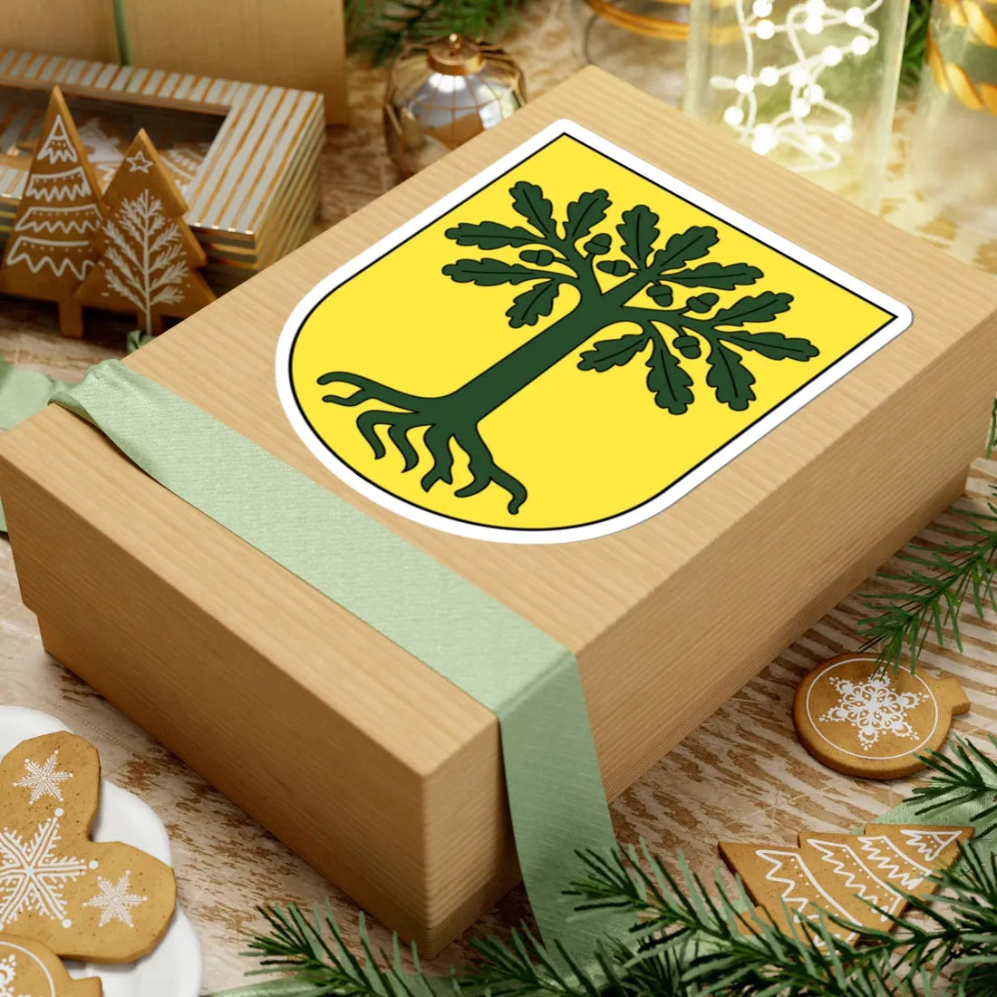 Marthalen-blazon (Switzerland) (Coat of Arms) STICKER Vinyl Kiss-Cut Decal - The Sticker Space