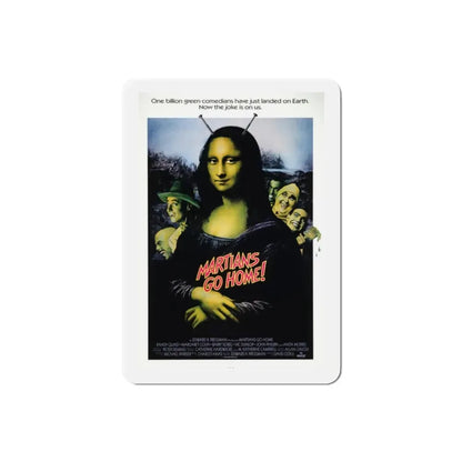 Martians Go Home 1990 Movie Poster Refrigerator Magnet 2 Inch - The Sticker Space