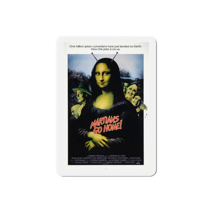 Martians Go Home 1990 Movie Poster Refrigerator Magnet - The Sticker Space
