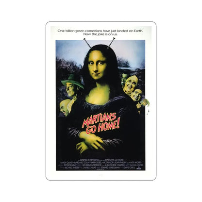 Martians Go Home 1990 Movie Poster STICKER Vinyl Die-Cut Decal 2 Inch - The Sticker Space
