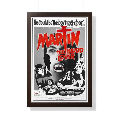 MARTIN 1977 - Framed Movie Poster 20" x 30" Walnut - The Sticker Space