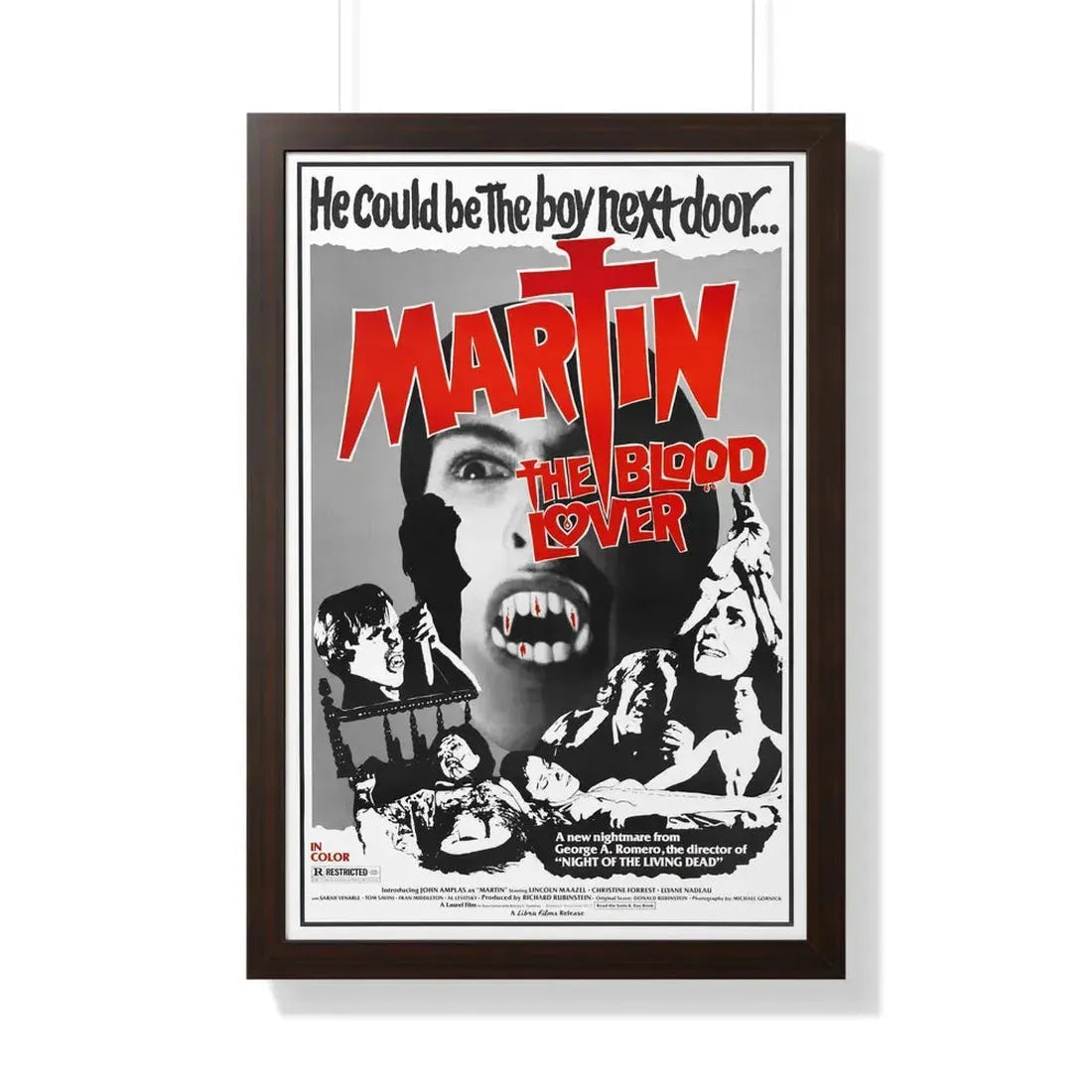 MARTIN 1977 - Framed Movie Poster - The Sticker Space