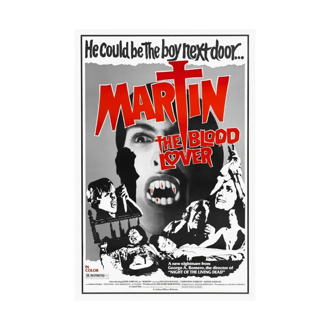 MARTIN 1977 - Paper Movie Poster - The Sticker Space