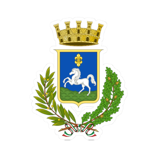 Martina Franca-Stemma Italia - non ufficiale (Italy) (Coat of Arms) STICKER Vinyl Kiss-Cut Decal 2 Inch White - The Sticker Space