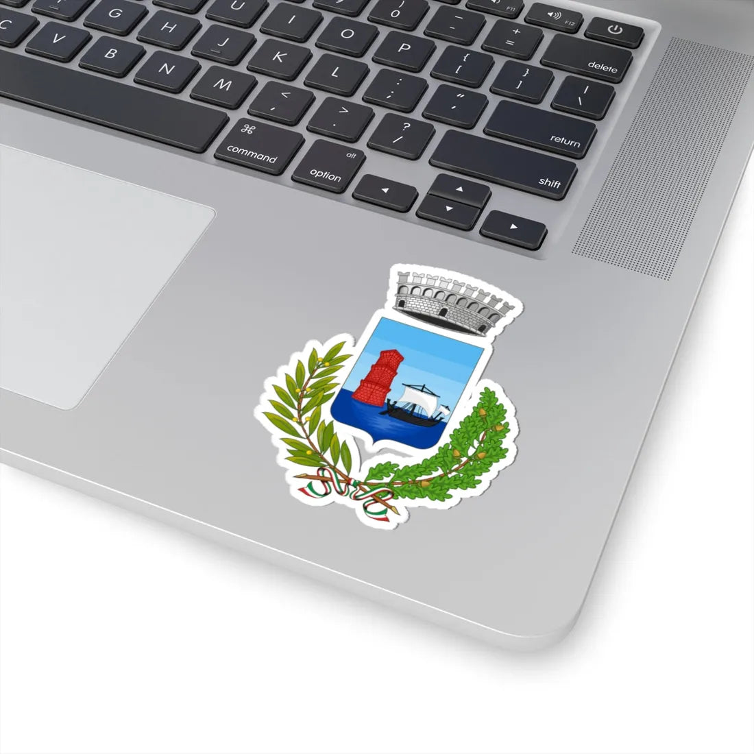 Martinsicuro-Stemma3 (Italy) (Coat of Arms) STICKER Vinyl Kiss-Cut Decal - The Sticker Space