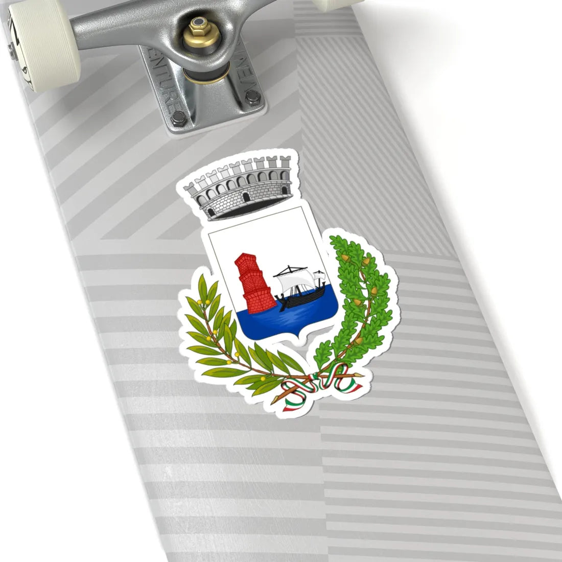 Martinsicuro-Stemma4 (Italy) (Coat of Arms) STICKER Vinyl Kiss-Cut Decal - The Sticker Space