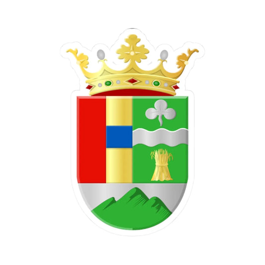 Marum wapen (Netherlands) (Coat of Arms) STICKER Vinyl Kiss-Cut Decal 2 Inch White - The Sticker Space