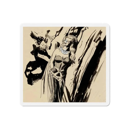 Marvel Super Heroes  Prince Namor the Sub-Mariner Episode 9 Lorelei Animation Drawing (Magazine Illustration) Refrigerator Magnet 6 Inch - The Sticker Space