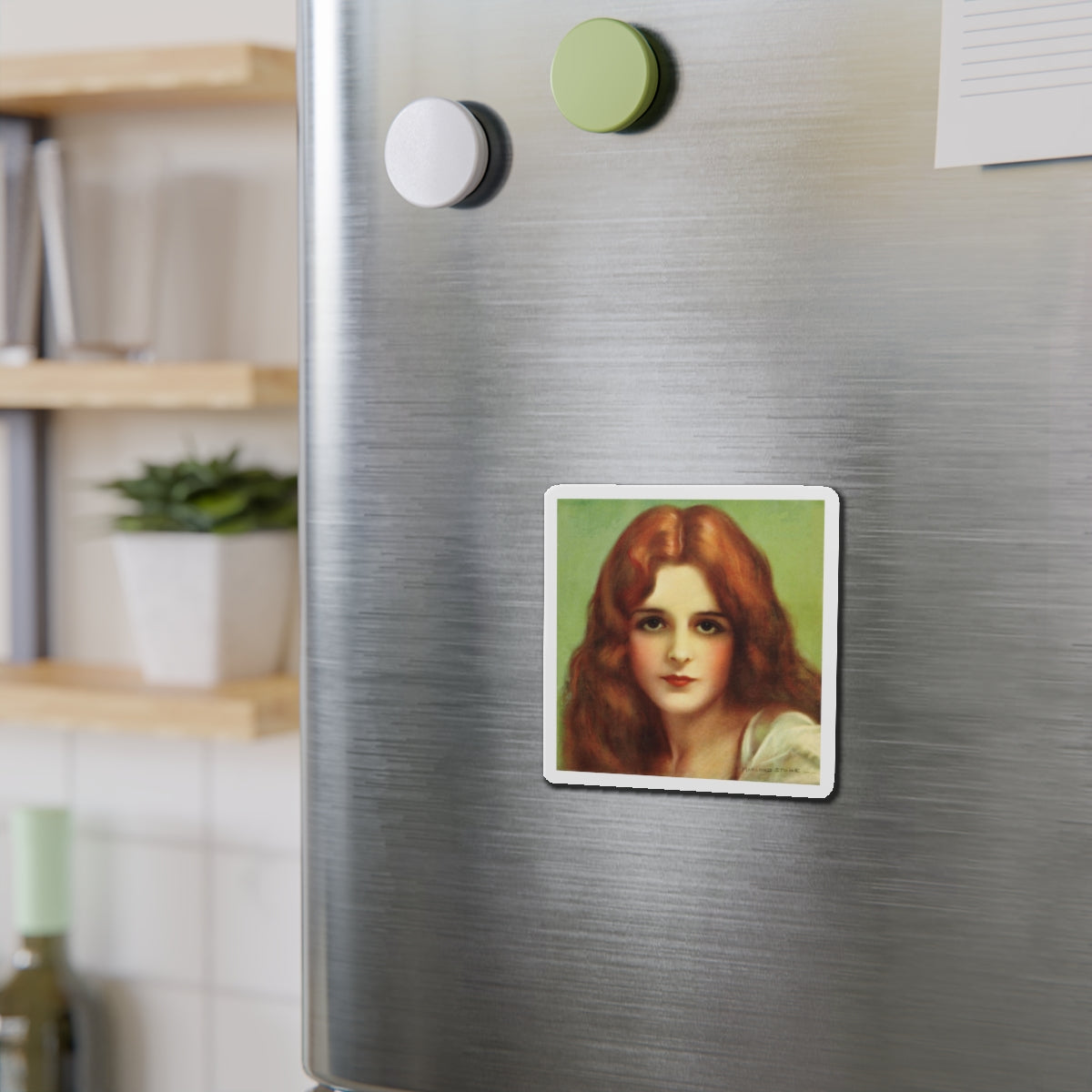 Mary Astor (Magazine Illustration) Refrigerator Magnet-The Sticker Space