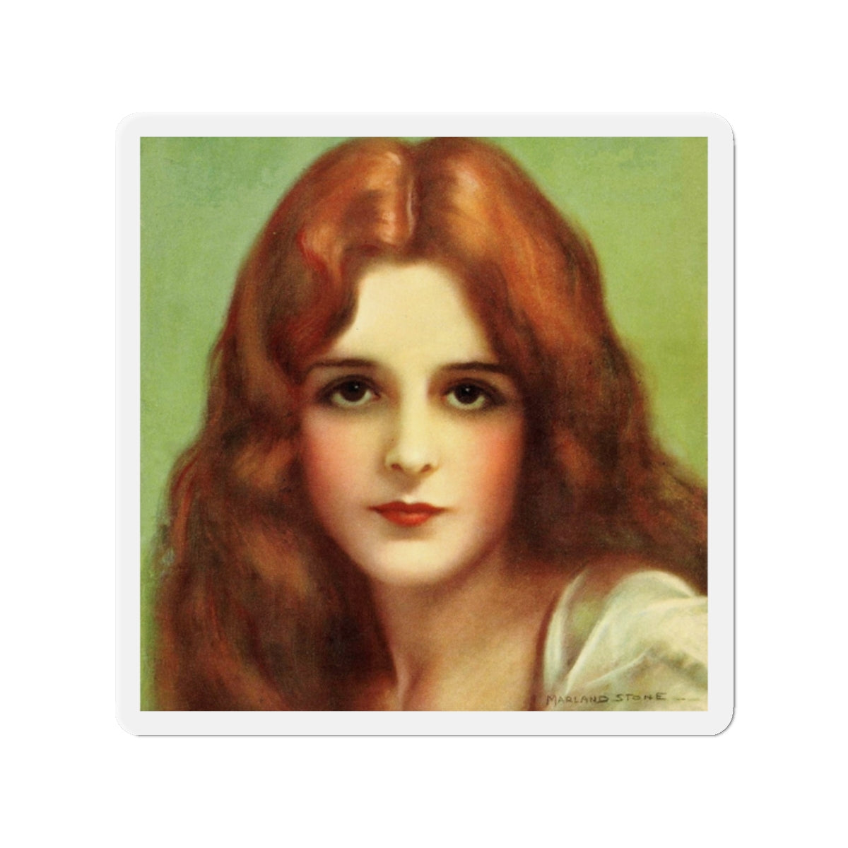 Mary Astor (Magazine Illustration) Refrigerator Magnet-2" x 2"-The Sticker Space