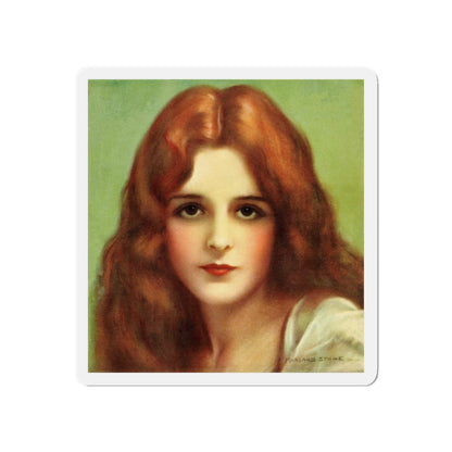 Mary Astor (Magazine Illustration) Refrigerator Magnet-5" x 5"-The Sticker Space