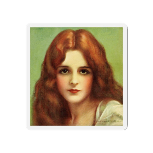 Mary Astor (Magazine Illustration) Refrigerator Magnet-6 × 6"-The Sticker Space