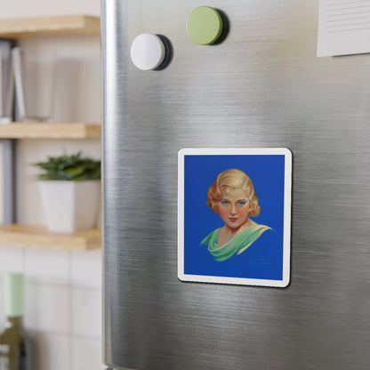 Mary Carlisle, Movie Magazine cover (Magazine Illustration) Refrigerator Magnet-The Sticker Space