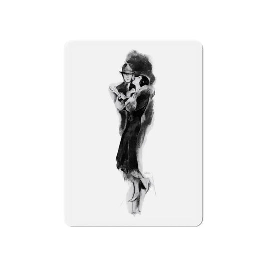 Mary Faith (1), McCall's, September 1930 (Magazine Illustration) Refrigerator Magnet 6 Inch Die-Cut - The Sticker Space