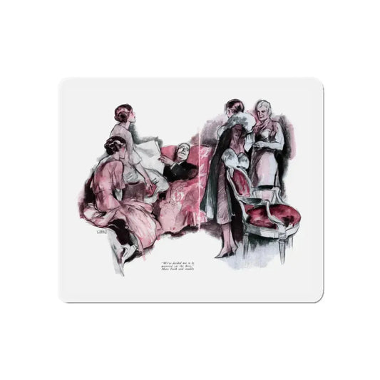 Mary Faith (2), McCall's, September 1930 (Magazine Illustration) Refrigerator Magnet 6 Inch Die-Cut - The Sticker Space