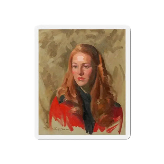 Mary Lynn (Magazine Illustration) Refrigerator Magnet 6 Inch Die-Cut - The Sticker Space