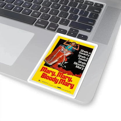 MARY, MARY, BLOODY MARY 1975 Movie Poster - STICKER Vinyl Kiss-Cut Decal - The Sticker Space