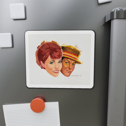 Mary Poppins Movie Poster Preliminary, 1964 (Magazine Illustration) Refrigerator Magnet