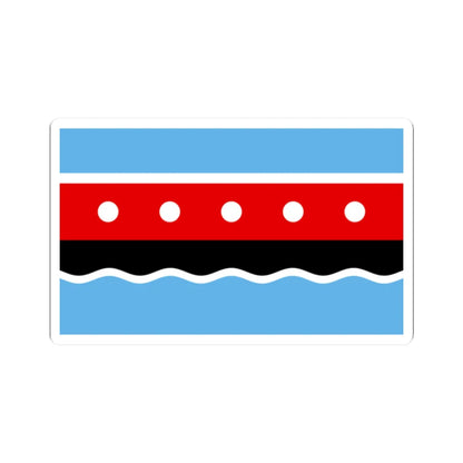 Maryhill town flag (Scotland) STICKER Vinyl Kiss-Cut Decal 2 Inch White - The Sticker Space