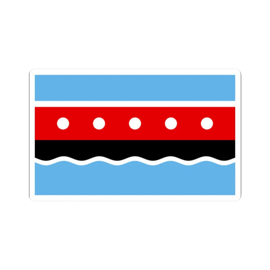 Maryhill town flag (Scotland) STICKER Vinyl Kiss-Cut Decal 2 Inch White - The Sticker Space