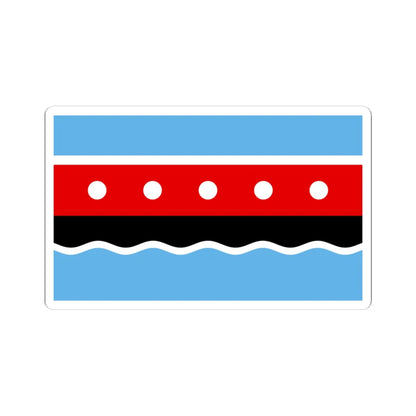 Maryhill town flag (Scotland) STICKER Vinyl Kiss-Cut Decal 4 Inch White - The Sticker Space