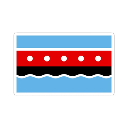 Maryhill town flag (Scotland) STICKER Vinyl Kiss-Cut Decal 6 Inch White - The Sticker Space