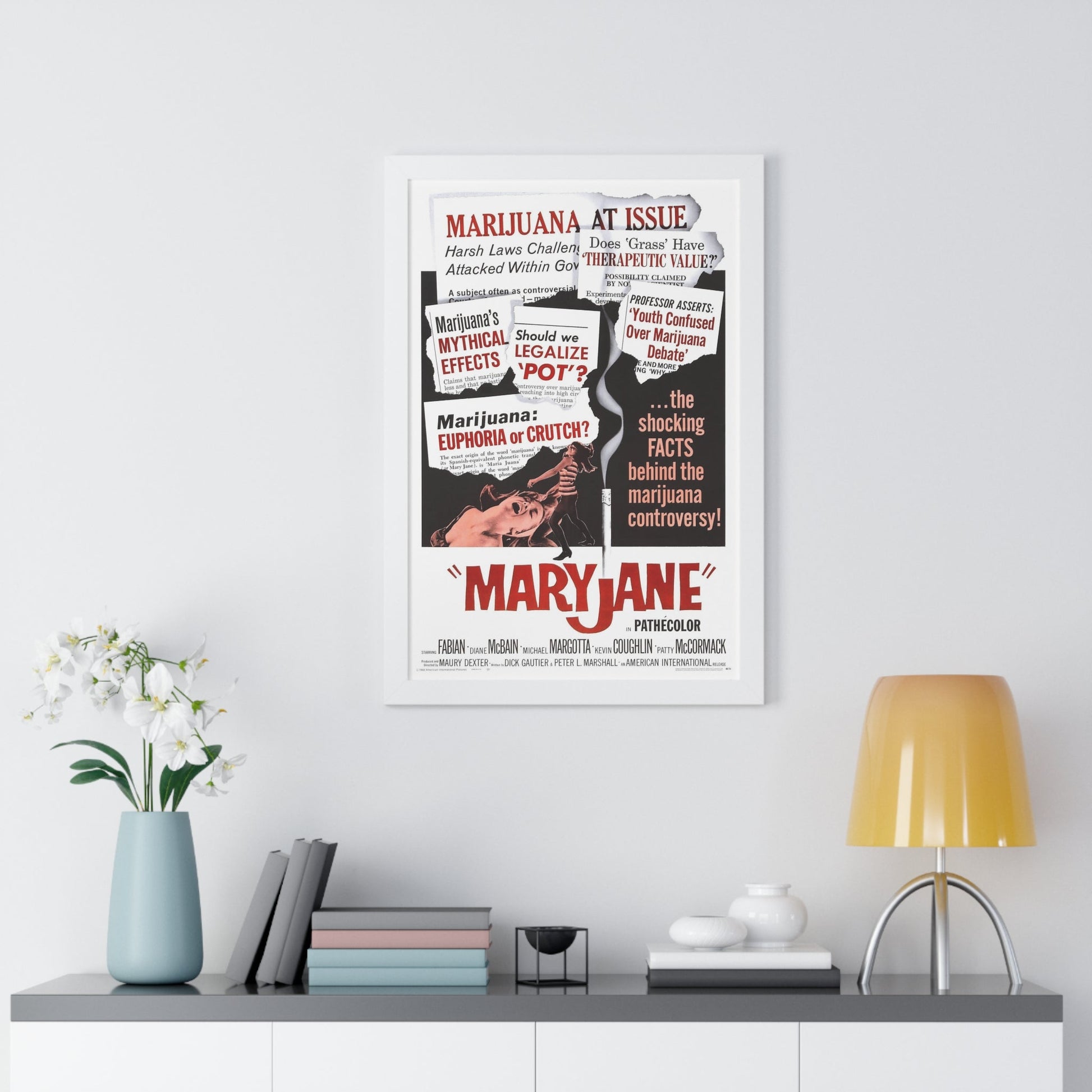 MARYJANE 1968 - Framed Movie Poster-The Sticker Space