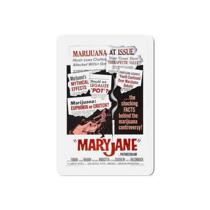 MARYJANE 1968 Movie Poster - Refrigerator Magnet-6 Inch-Die-Cut-1 pc-The Sticker Space