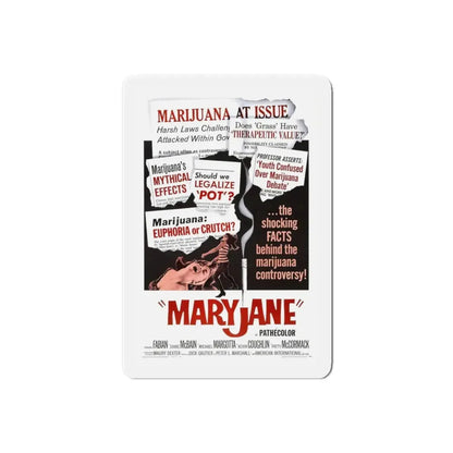 MARYJANE 1968 Movie Poster - Refrigerator Magnet - The Sticker Space