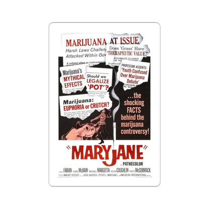 MARYJANE 1968 Movie Poster - STICKER Vinyl Kiss-Cut Decal 2 Inch White - The Sticker Space