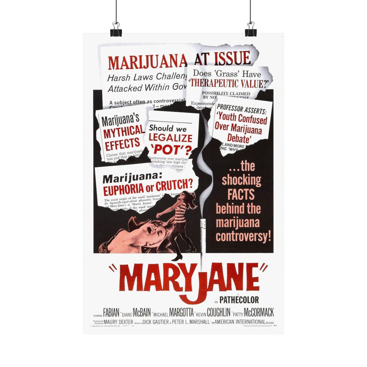 MARYJANE 1968 - Paper Movie Poster-12″ x 18″-The Sticker Space