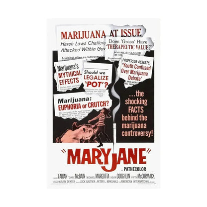 MARYJANE 1968 - Paper Movie Poster - The Sticker Space