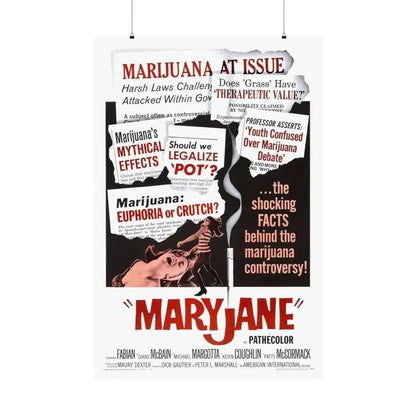 MARYJANE 1968 - Paper Movie Poster - The Sticker Space