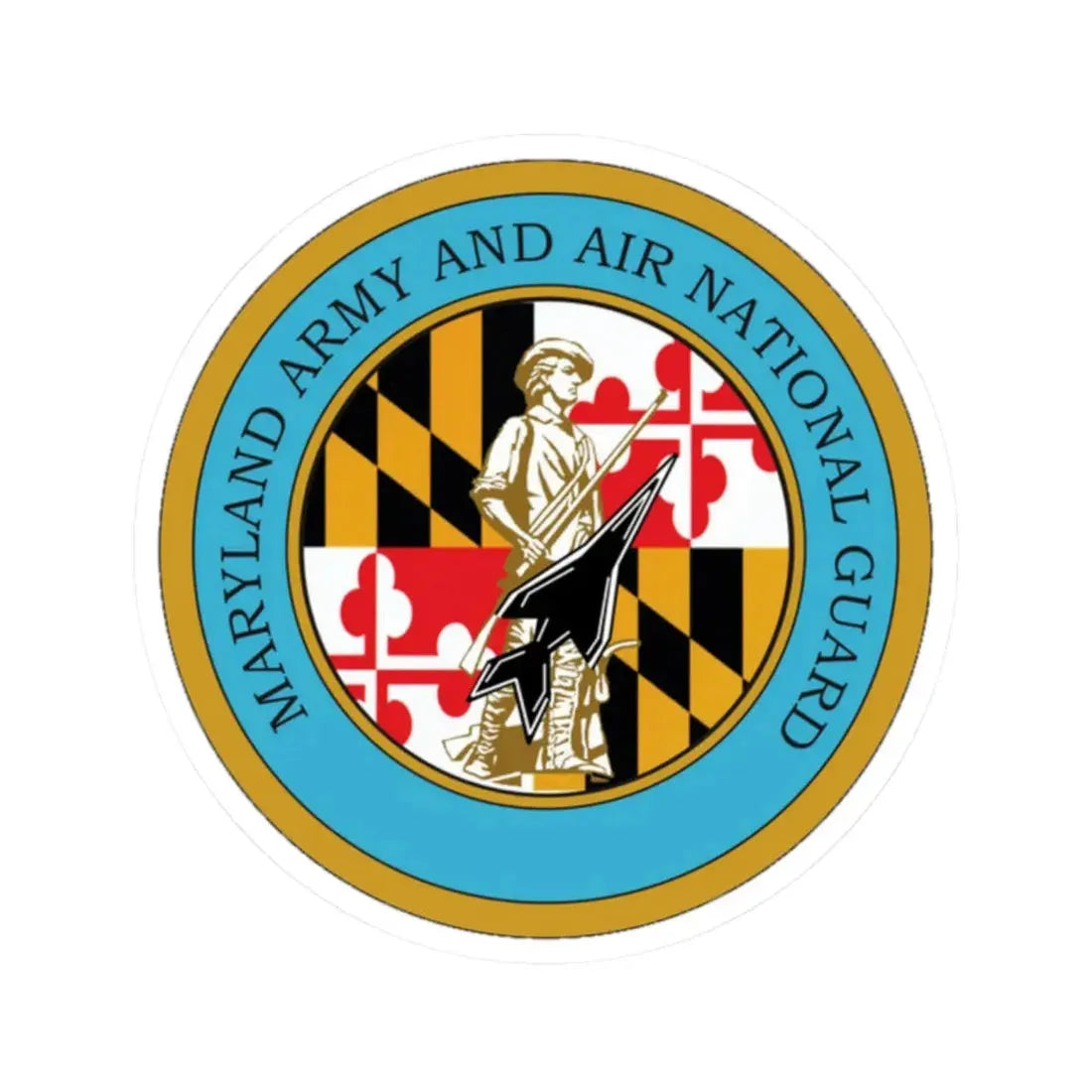 Maryland Army Air National Guard - STICKER Vinyl Kiss-Cut Decal - The Sticker Space
