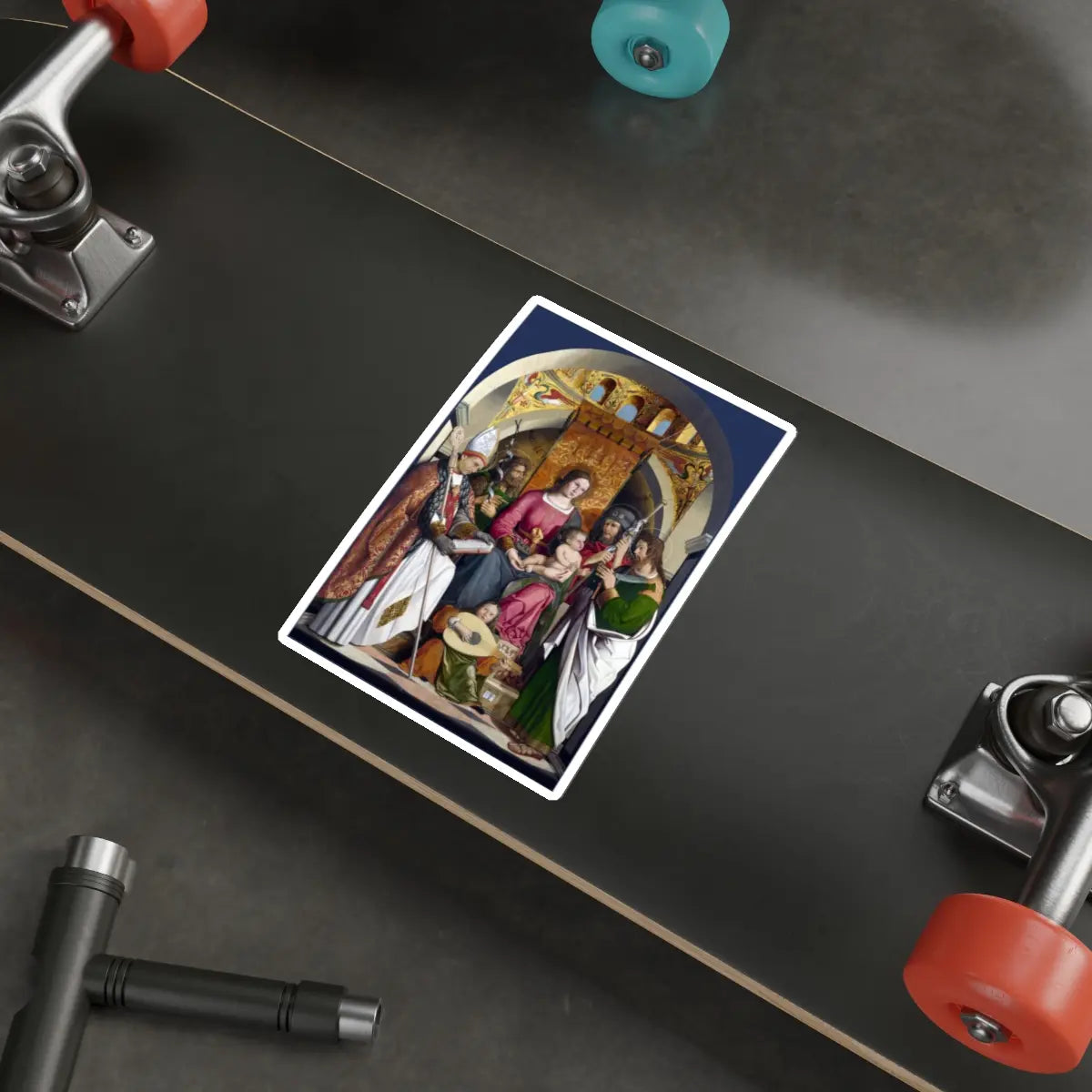 SKU:28717931411130703335 Sticker types:White Shape:Die-Cut Sizes:6" × 6"