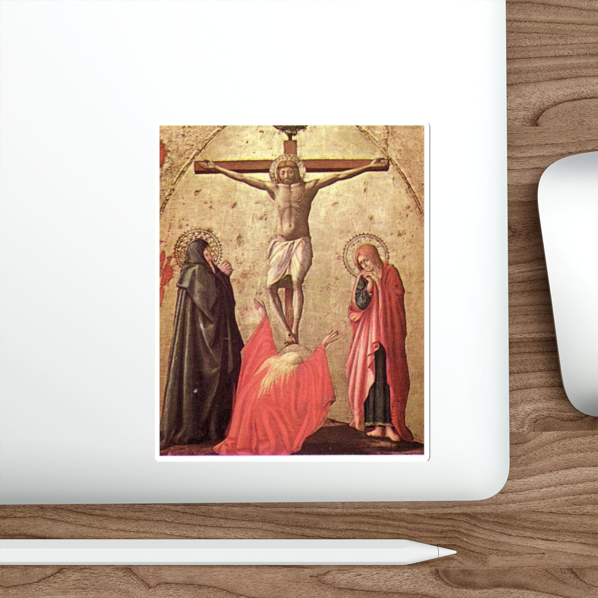 MASACCIO - Crocifissione (Artwork) STICKER Vinyl Die-Cut Decal-The Sticker Space